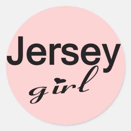 Sticker Rond Jersey Girl (Devant)