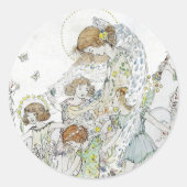 Sticker Rond Jessie M. King Little Mère des Anges (Devant)