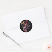 Sticker Rond Jester Card Player (Enveloppe)