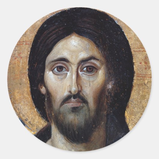 Sticker Rond Jésus (Devant)