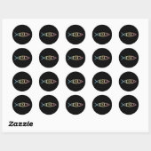 Sticker Rond Jésus (Feuille)