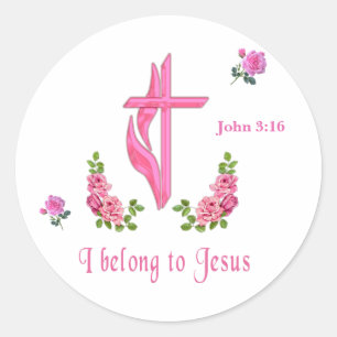Sticker Rond Jésus