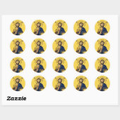 Sticker Rond Jésus-Christ Pantocrator (Feuille)