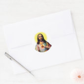 Sticker Rond Jesus Christus en style pop art (Enveloppe)