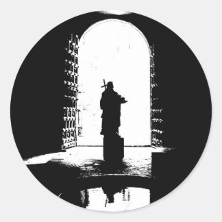 Sticker Rond Jésus dans la Lumière