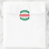 Sticker Rond Jésus Est La Raison De Noël (Sac)