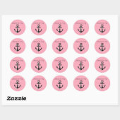 Sticker Rond Jésus est mon ancre (Feuille)