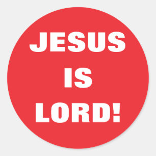 STICKER ROND JÉSUS EST SEIGNEUR !
