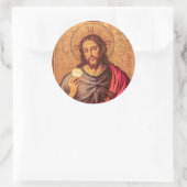 Sticker Rond Jesus Fine Art  (Sac)