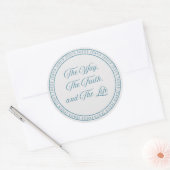 Sticker Rond Jesus - Flush Seal (Enveloppe)