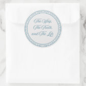 Sticker Rond Jesus - Flush Seal (Sac)