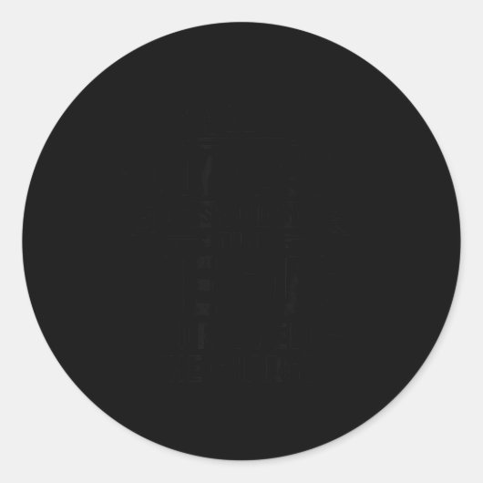 Sticker Rond Jesus Forgave Me _ Jesus Christ Church Design (Devant)