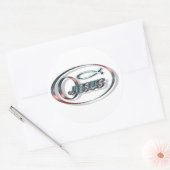 Sticker Rond Jesus ICHTUS (Enveloppe)