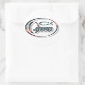 Sticker Rond Jesus ICHTUS (Sac)