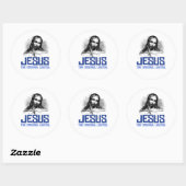 Sticker Rond Jésus - L'original libéral (Feuille)