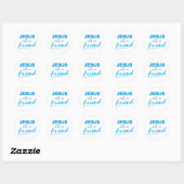 Sticker Rond Jésus m'appelle ami (Feuille)