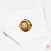 Sticker Rond Jésus : Matin de résurrection (Enveloppe)