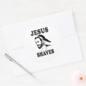 STICKER ROND JESUS SHAVES (Enveloppe)