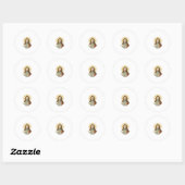 Sticker Rond Jésus Vérification de Captcha Endless Feux de Circ (Feuille)