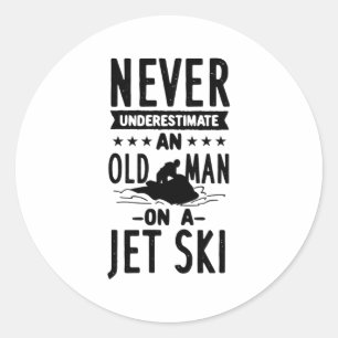 Sticker Rond Jet ski