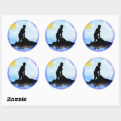 Sticker Rond Jet Ski Dreams (Feuille)