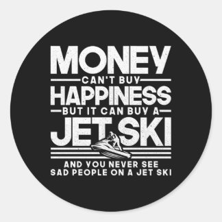Sticker Rond Jet-Ski Hapess Sports nautiques