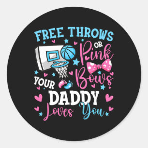 Sticker Rond Jets Libres Ou Vaches Roses Papa T'Aime Mignonne G