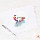 Sticker Rond jetski (Enveloppe)