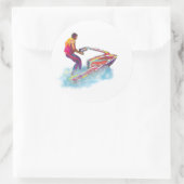 Sticker Rond jetski (Sac)