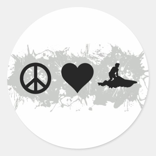 Sticker Rond Jetski (Devant)
