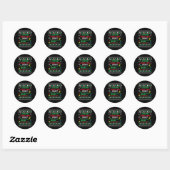 Sticker Rond Jeu Chargement Esprit Pour Gamer laid (Feuille)