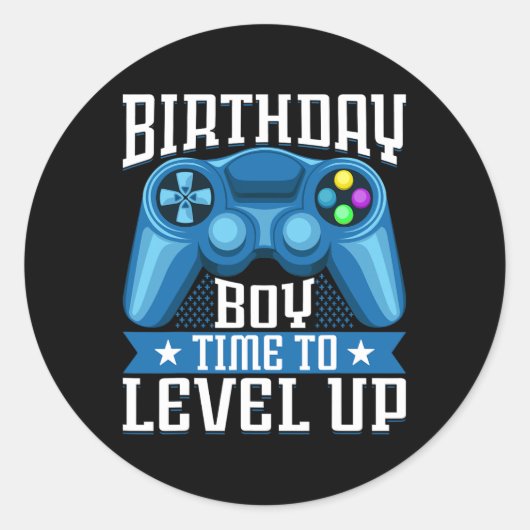 Sticker Rond Jeu d'Anniversaire Jeu d'Anniversaire Joueur 7 (Devant)
