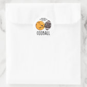 Sticker Rond Jeu De Football Amusant (Sac)