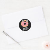 Sticker Rond Jeu de nourriture amusant Holey Donut (Enveloppe)