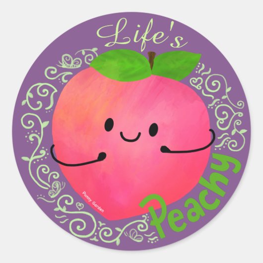 Sticker Rond Jeu de pêche positif - Jeu de pêche (Devant)