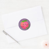 Sticker Rond Jeu de pêche positif - Jeu de pêche (Enveloppe)