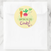 Sticker Rond Jeu de racine positif - Racine pour vous (Sac)