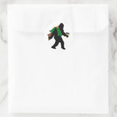 Sticker Rond Jeu de Squatching avec Serape (Sac)