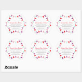 Sticker Rond Jeu d'événements planificateur rouge violet aqua (Feuille)