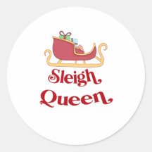 Jeu d'Humour de Noël de la Reine-Sleigh