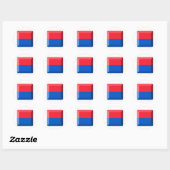 Sticker Rond Jeu Drapeau Tessin (Feuille)