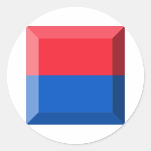 Sticker Rond Jeu Drapeau Tessin (Devant)