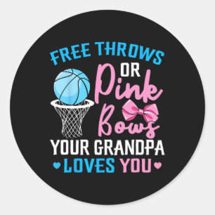 Sticker Rond Jeu gratuits ou des vaches roses Grand-père vous a