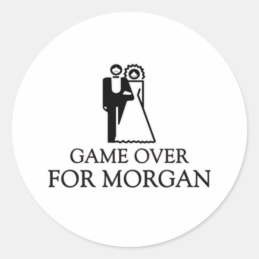 Sticker Rond Jeu pour Morgan (Devant)