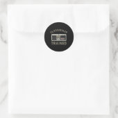 Sticker Rond Jeu Retro Vintage détendu 3 (Sac)