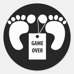 Sticker Rond Jeu terminé