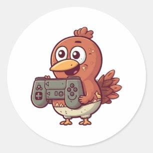 Sticker Rond Jeu Thankesgiving