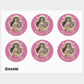 Sticker Rond Jeune princesse Louise Marie de France (Feuille)