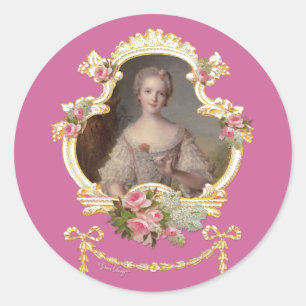 Sticker Rond Jeune princesse Louise Marie de France