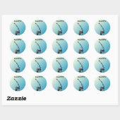 STICKER ROND JEUX ANNIVERSAIRE. (Feuille)